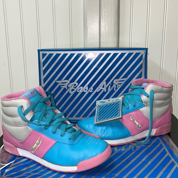 G.H. Bass & Co. Shoes - G.H. Bass 80’s Bass Air Windie Hi Top Sneakers Shoes 1980’s Vintage Dead Stock 7